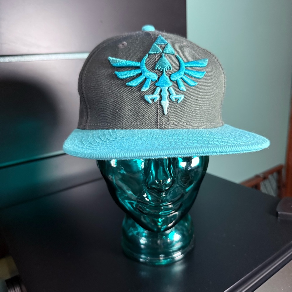 Zelda Skyward Sword Gray and Blue SnapBack